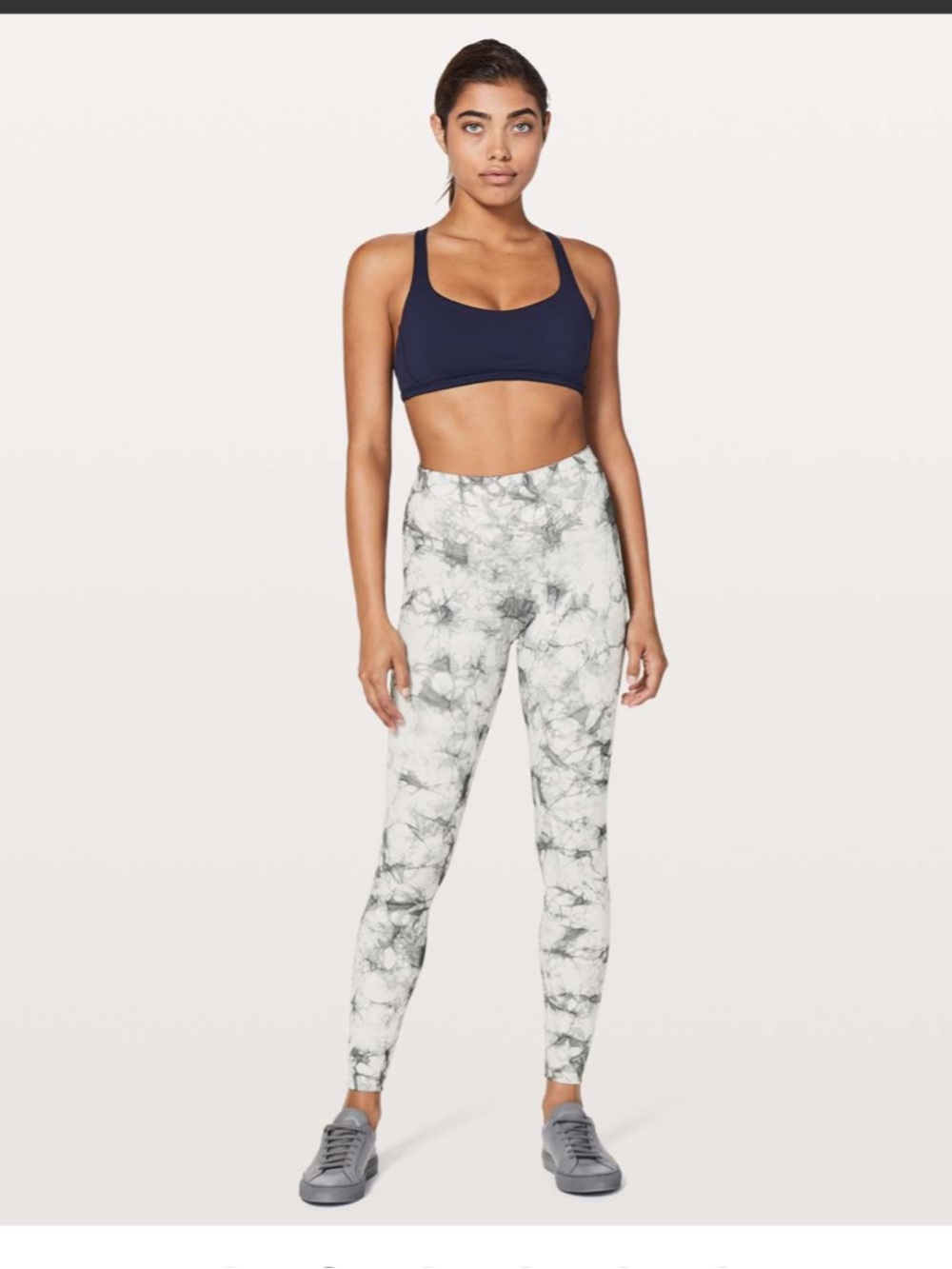 Lululemon wunder under high rise‎ tight shibori 28” Sz 4